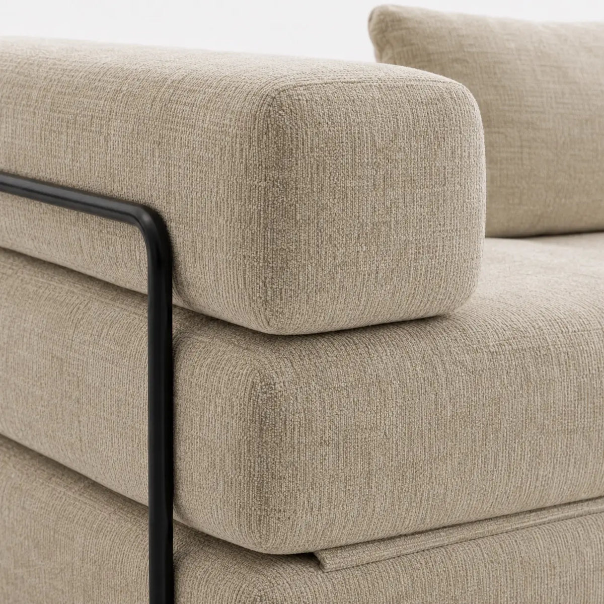 Canapé-lit modulable Kovena Duo Beige Écru